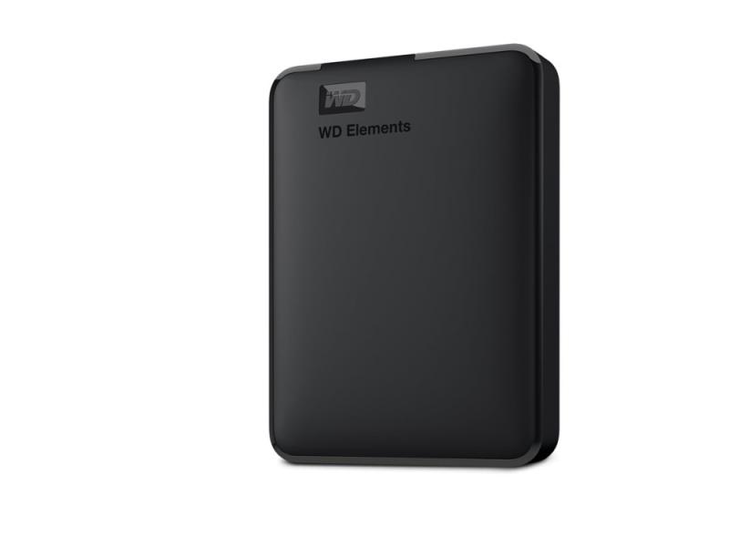 WD Elements Bærbar Harddisk 6TB - USB 3.1 Gen 1 - Sort