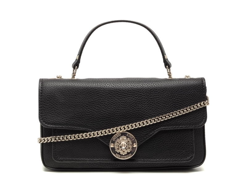 , Belle, Ecological Leather, Crossbody Bag, Black, 29 X 15 X 4 Cm, For Women For Women fra Guess med Afbetaling
