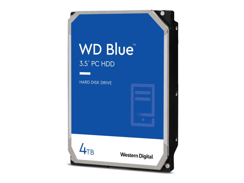 Wd Blue Wd40ezax   Harddisk   4 Tb   Intern   3.5"   Sata 6gb S   5400 Rpm   Buffer: 256 Mb fra Western Digital med Afbetaling