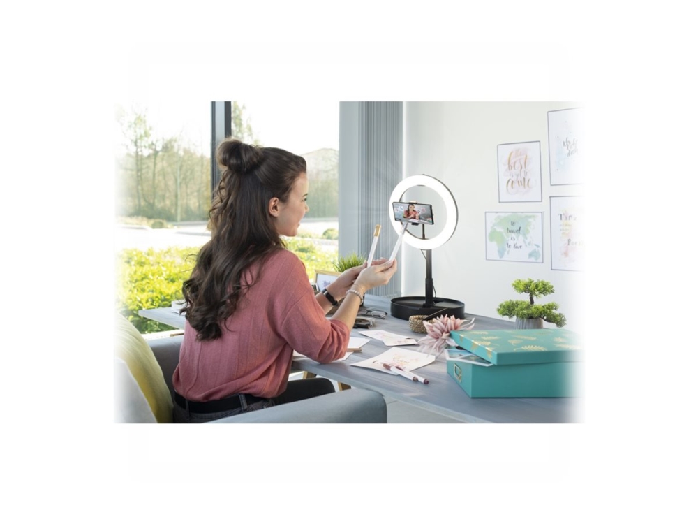 "spotlight Foldup 102"   Kameralys   1 Hoveder X 128 Lampe   Led   Dc fra Hama med Afbetaling