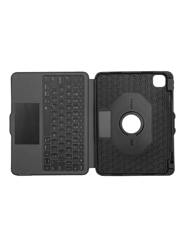 Versavu   Keyboard And Folio Case   With Trackpad   Qwerty   Nordic   Black Input Device   Tastatur & Folio Sæt   Nordisk   Sort fra Targus med Afbetaling