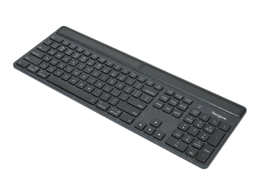 Ecosmart   Tastatur   Bæredygtig Energihøst   Antimikrobiel   Bagbelyst   Trådløs   Bluetooth 5.0   Azerty   Fransk   Tastkontakt: Scissor Key fra Targus med Afbetaling