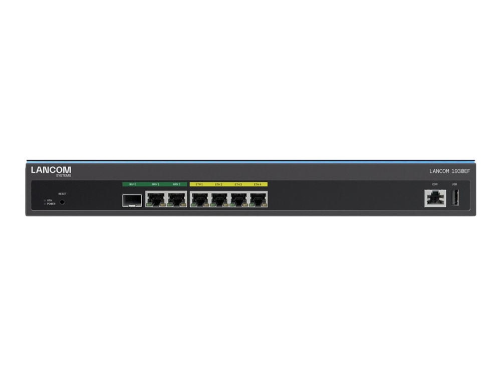 Lancom 1930ef   Router   Dsl Modem 4 Port Switch   1gbe   Wan Porte: 3   For Lancom Sfp Aon 1, Sfp Bidi1550 Sc1, Sfp Gpon 1, Sfp Lx Lc1, Sfp Sx Lc1 fra Lancom Systems med Afbetaling