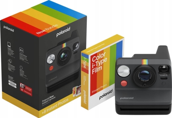 "  Now Gen 3 Black Kit Med Farvefilm (8 Fotos) fra Polaroid med Afbetaling