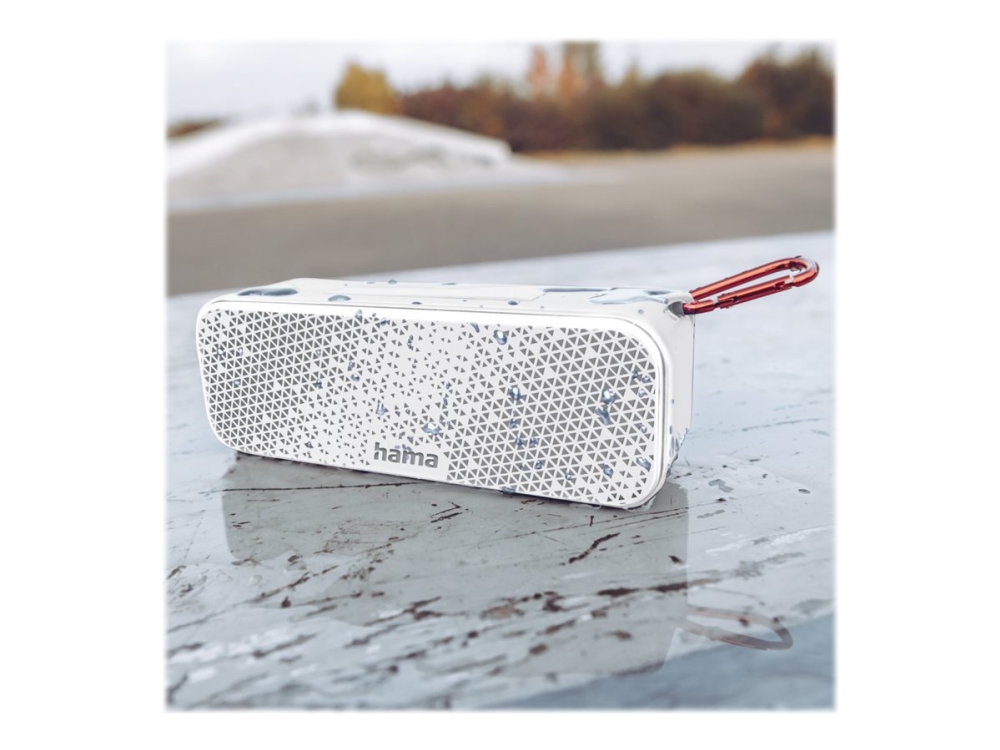 "powerbrick 2.0"   Højttaler   Til Transportabel Brug   Trådløs   Bluetooth 5.1   Hvid fra Hama med Afbetaling