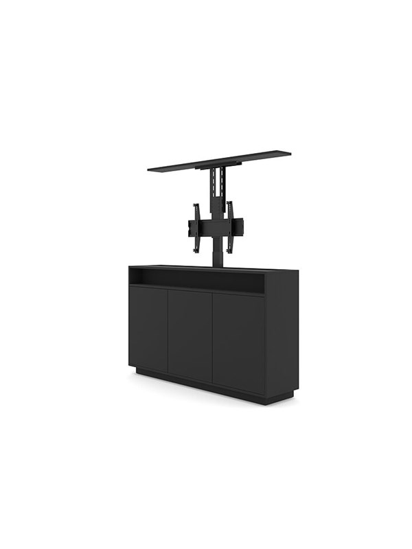 M   Cabinet Unit   Lift   For 65" Lcd Display   Speaker   Black 50 Kg 65" 200 X 200 Mm fra Multibrackets med Afbetaling