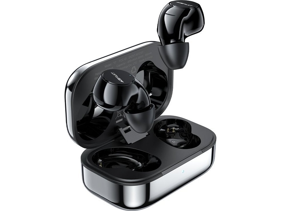 "  Gaming In Ear Wireless Headset Tws Bluetooth 5.2, Cvc 8.0, Aptx, Sbc, Aac, 65 Ms Forsinkelse, Vandtæt Ipx4 Sølv (t7 Sølv) fra Acefast med Afbetaling