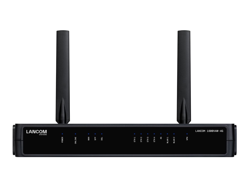 Lancom 1800vaw 4g   Sd Wan Gateway   With Vdsl   5 Porte   Wi Fi 6   4g, 3g   2.4 Ghz, 5 Ghz   Lte B1 B3 B7 B8 B20 B28 B32 B38 B40 B41 B42 B43   For fra Lancom Systems med Afbetaling