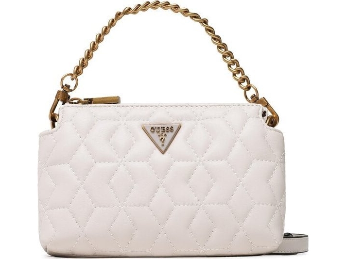 , Elenia, Mini, Tekstil Crossbody Taske, Sten, Qb867772, Kvinder Kvinder fra Guess med Afbetaling